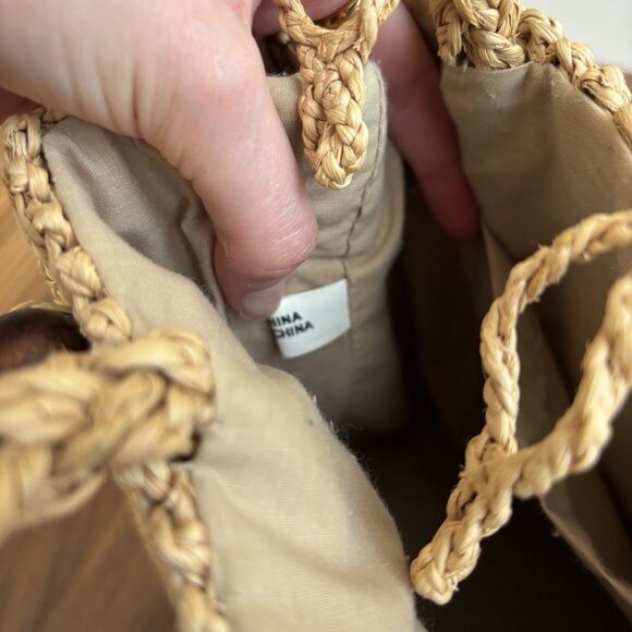 Woven Beachy Summer Purse Bag Tote - Picture 10 of 10